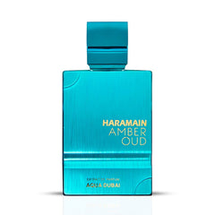 Amber Oud Aqua Dubai Extrait De Parfum Spray 75ML (2.5 OZ) By Al Haramain | A Fusion Of Bergamot, Fruits & Amber Grounded By Musk, Leaving A Exotic Trail.