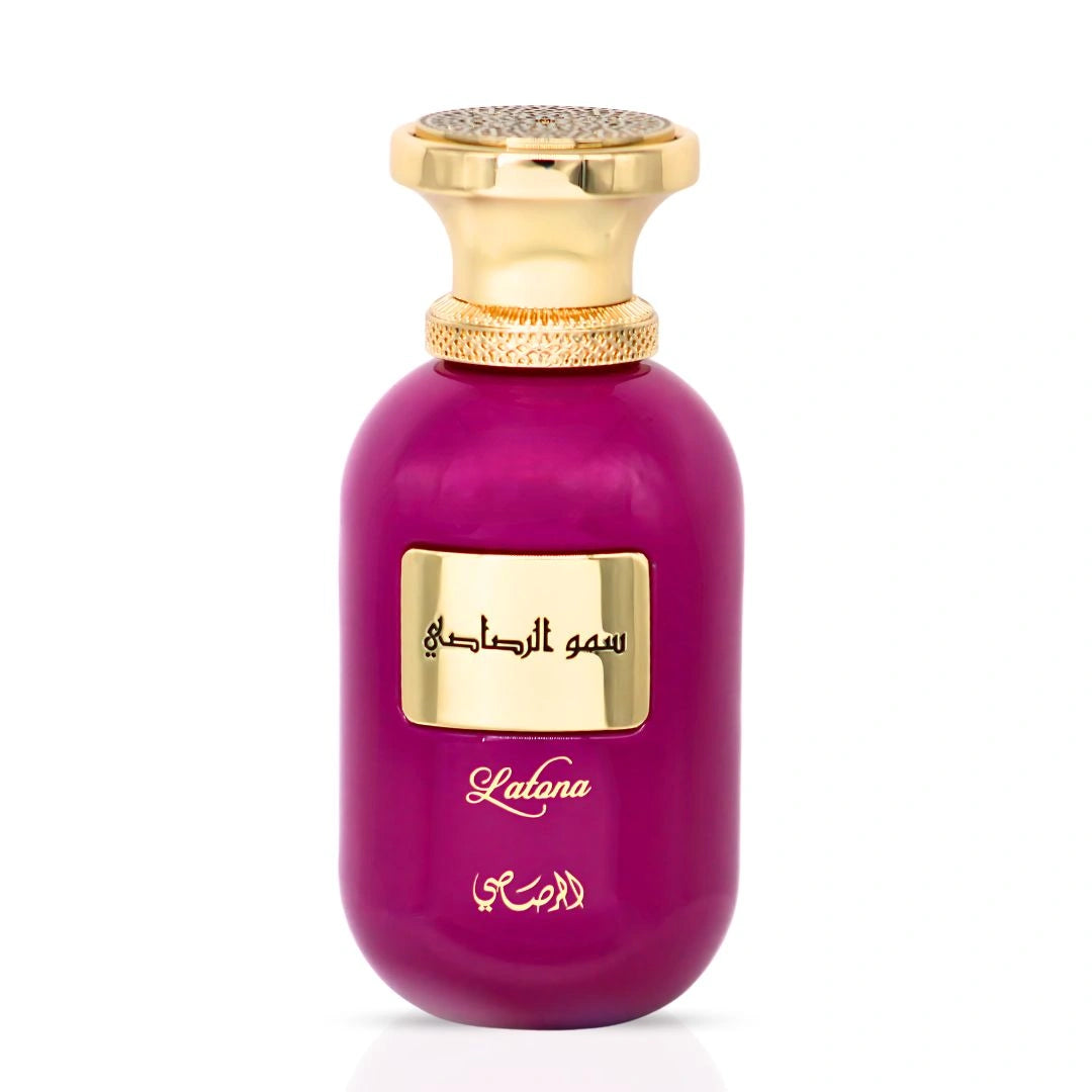 Somow Al Rasasi Latona Eau de Parfum Spray 100ml (3.4 oz) by Rasasi | Luxurious Fruity Floral Fragrance with Lasting Depth