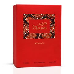 Hawas Rouge Eau de Parfum Spray 100ml (3.4 oz) by Rasasi
