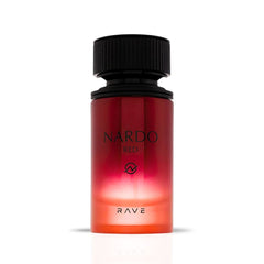 Nardo Red Eau De Parfum Spray 100 ML (3.4 OZ) by RAVE | A Versatile Blend of Aromatic Freshness, Floral Elegance & Woody Warmth.