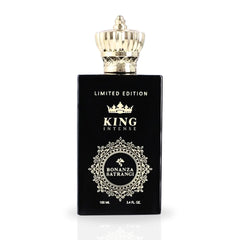 King Intense EDP Spray 100ML (3.4 OZ) by Bonanza Satrangi | Long Lasting, Refreshing, Warm, Exquisite Vanilla Fragrance.