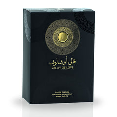 Valley Of Love EDP Spray 100ML (3.4 OZ) By RISALA | Immerse Yourself In The Elegance And Warmth Of This Fragrance.