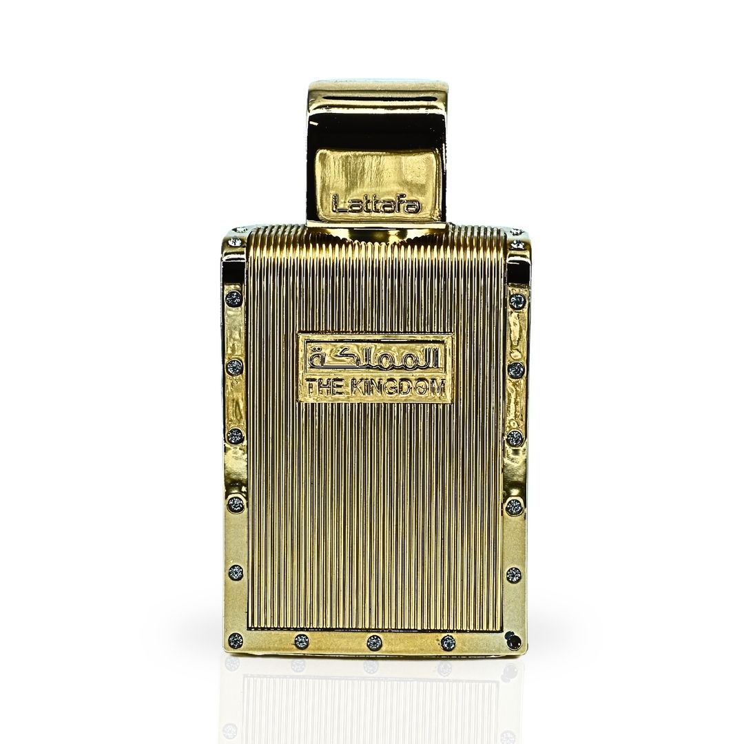 The Kingdom for Men Eau De Parfum Spray 100ML (3.4 OZ) by Lattafa | Long Lasting, Refreshingly Captivating Scent.