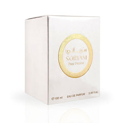 Soryani Pour Femme EDP Spray 100ML (3.4OZ) by Rasasi | Long Lasting, Refreshing, Citrusy, Musky, Floral, Feminine Scent.