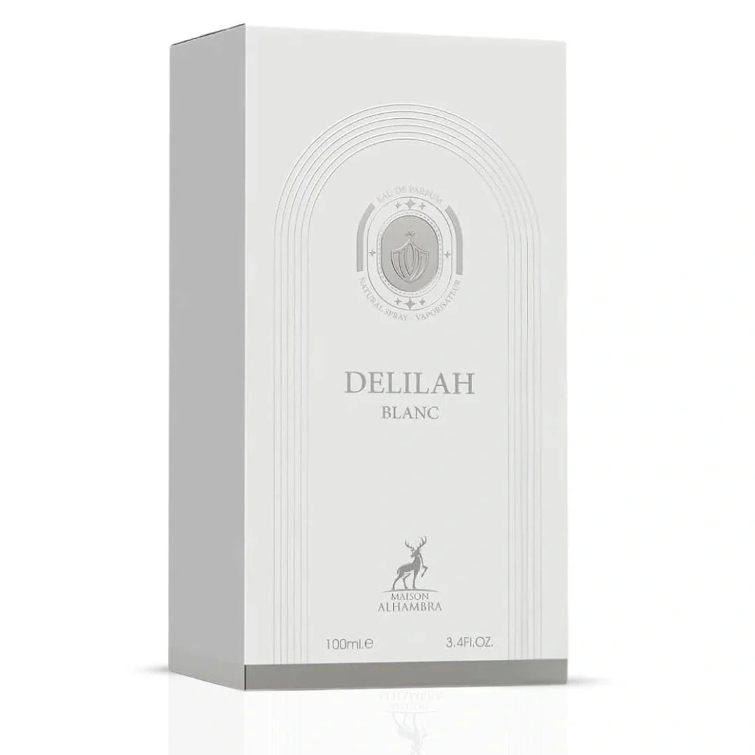 Delilah Blanc Eau de Parfum Spray 100ml (3.4 oz) by Maison Alhambra - Intense Oud