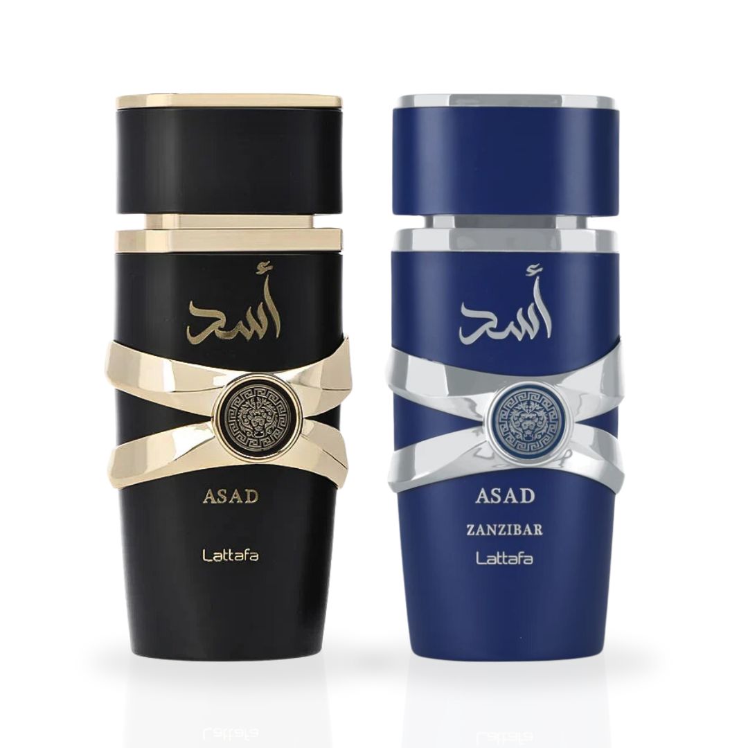 Asad & Asad Zanzibar EDP Sprays 100ML (3.4 OZ) By Lattafa | Long Lasting, Luxurious Scents. (SIGNATURE BUNDLE)