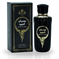 Music Of Oud EDP Spray 100ML (3.4 OZ) By RISALA | Long Lasting, Luxurious, Original Scents Of Arabia.