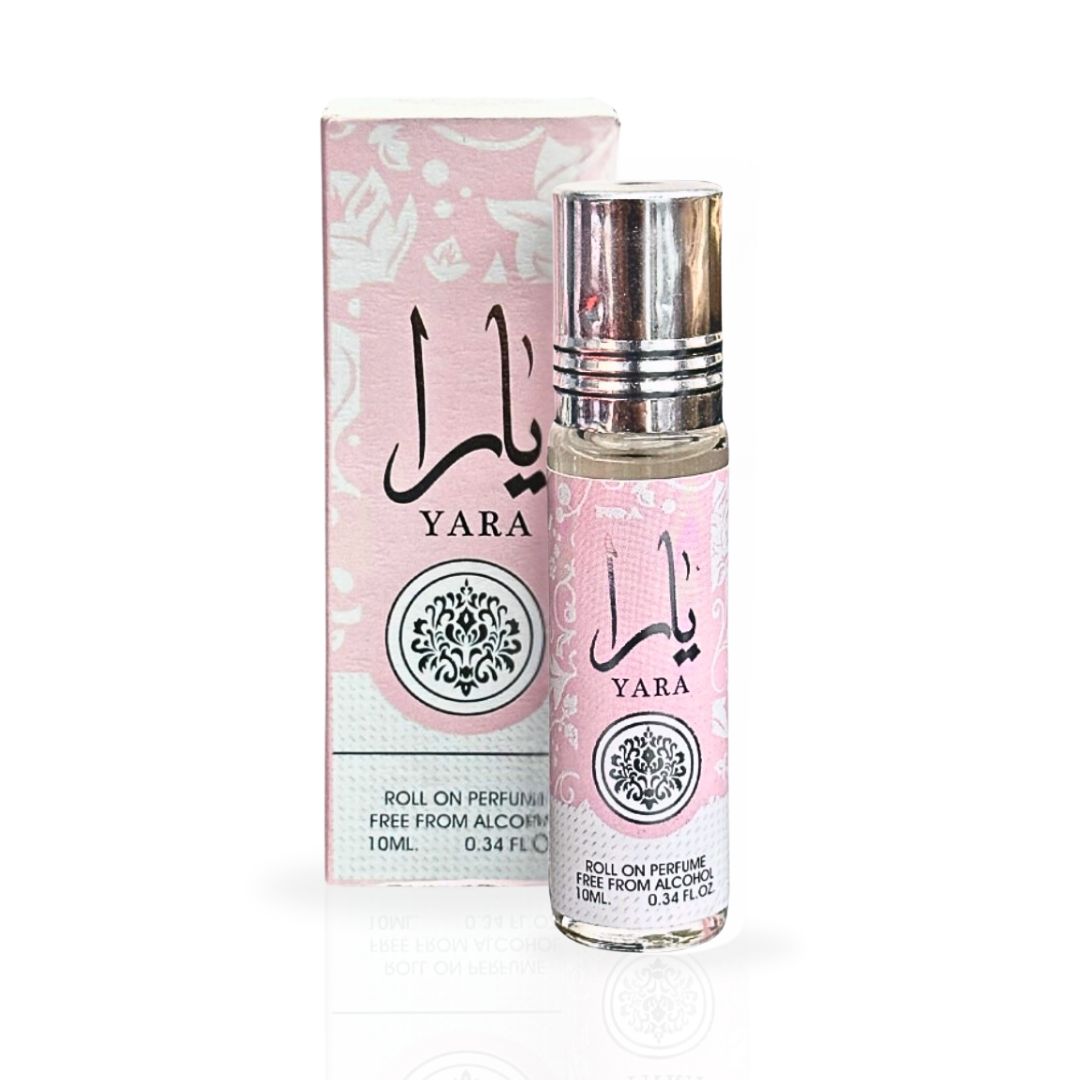 YARA Roll On Perfume Oil CPO  10ML (0.34 OZ) By Ard Al Zaafaran | Captivating Aroma for the Modern Women. (PACK OF 3)