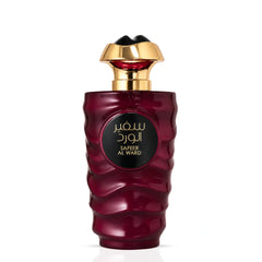 Safeer Al Ward Eau de Parfum Spray by Ard Al Zaafaran, 100ml bottle with elegant perfume packaging.