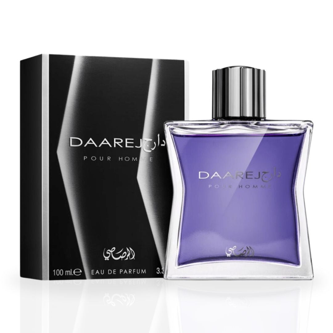 Daarej Pour Homme EDP Spray 100 ML (3.4 OZ) by Rasasi | Perfume for Every Occasion (PACK OF 3)