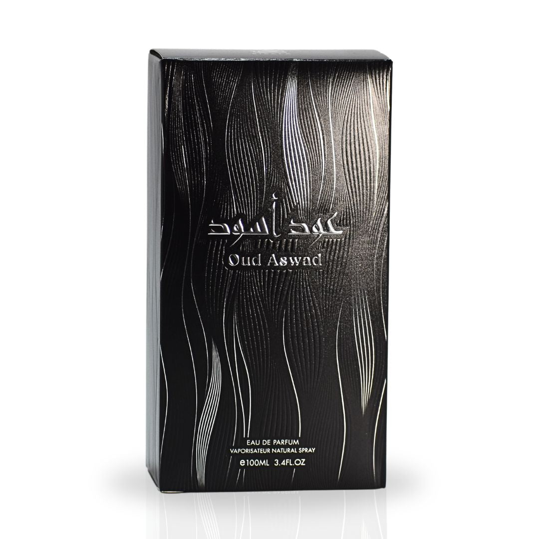 Oud Aswad EDP Spray 100ML (3.4 OZ) By RISALA | An Opulent Blend Of Luxurious, Spicy, Woody & Floral Fragrance.