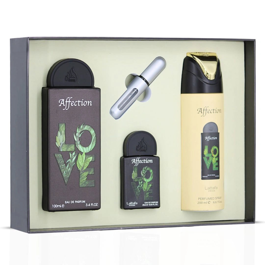 Lattafa Pride Affection 3-Piece Eau de Parfum Gift Set
