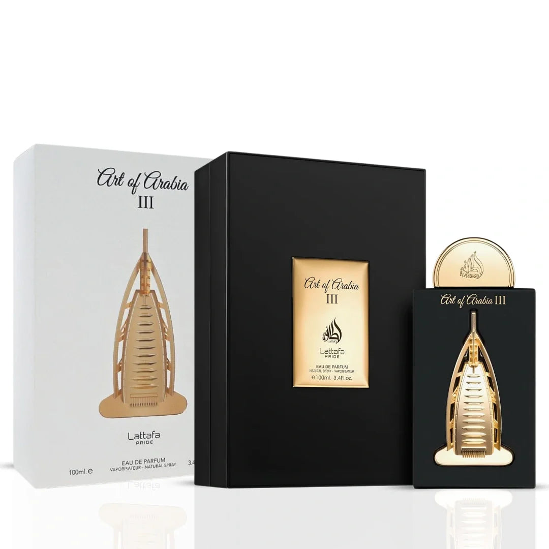 Art Of Arabia III Eau de Parfum Spray 100ml (3.4 oz) by Lattafa
