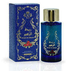 Rehat Al Zahoor EDP Spray 100ML (3.4 OZ) By RISALA | A Long Lasting Blend Of Intensely Sensual Aroma.