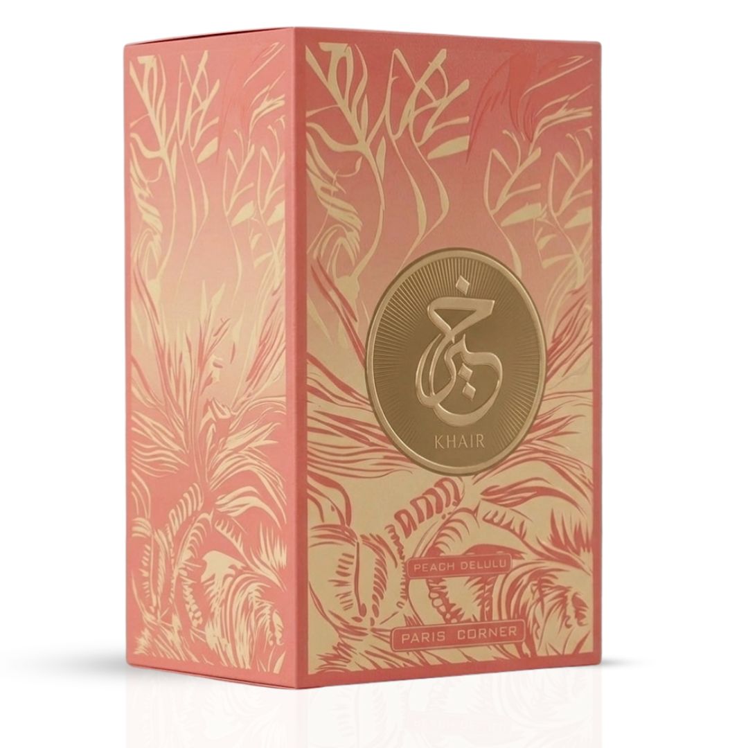 Khair Peach Delulu Eau de Parfum Spray 100ml (3.4 oz) by Paris Corner