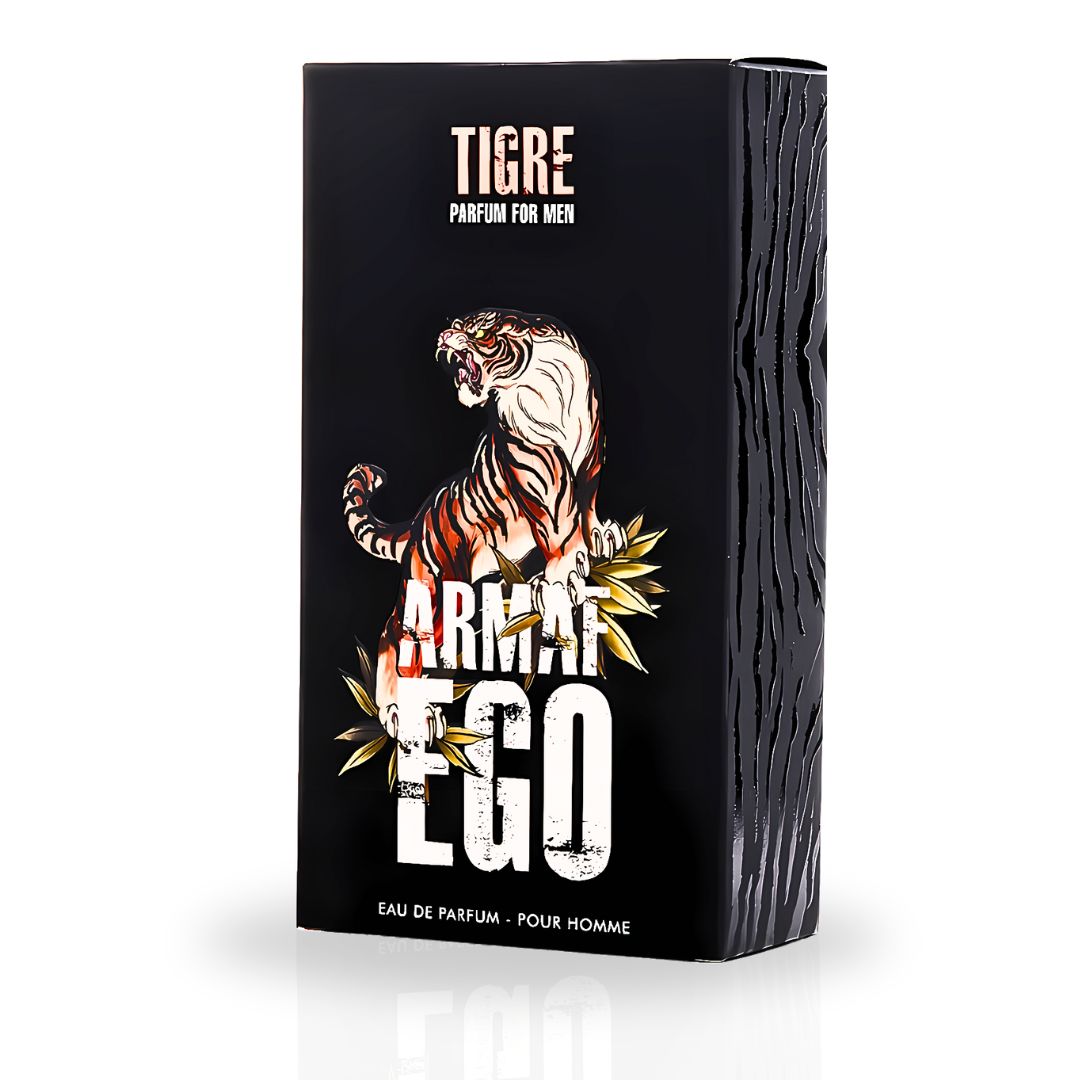 Ego Tigre Parfum For Men EDP Spray 100ML (3.4 OZ) By Armaf | Experience The Aquatic Freshness Of This Sensual Fragrance.