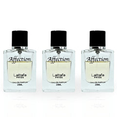 Affection EDP Spray 20ML (0.6 OZ) By Lattafa Pride | Travel Size, Fragrance Miniatures. (PACK OF 3)