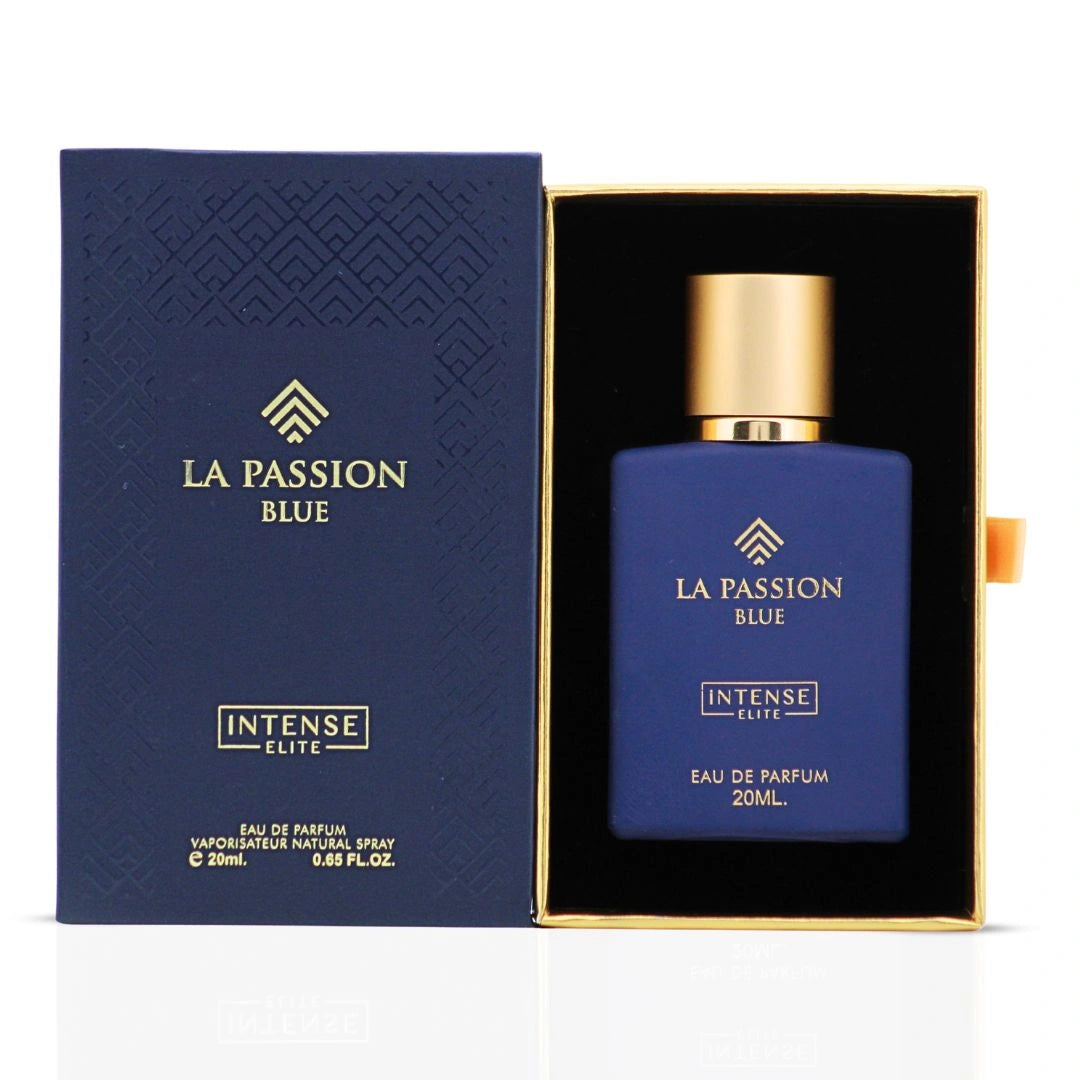 La Passion Blue Eau de Parfum Spray 20ml (0.6 oz) by Intense Elite