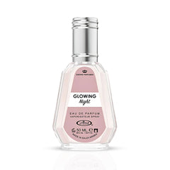Glowing Night Eau De Parfum Spray 50ML (1.7 OZ) By Al Rehab | A Tropical Bloom Wrapped In Creamy Vanilla & Coconut, Perfect For Those Who Desire A Sweet & Exotic Floral Escape.