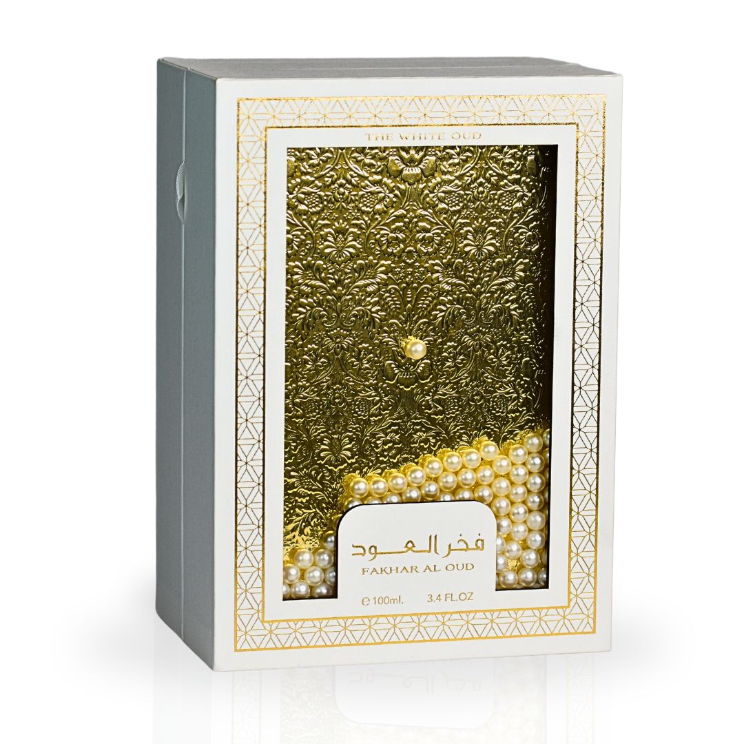 Fakhar Al Oud The White Oud EDP Spray 100ML (3.4 OZ) By Ard Al Zaafaran | An Exotic Scent With Luxurious & Irresistible Aroma.