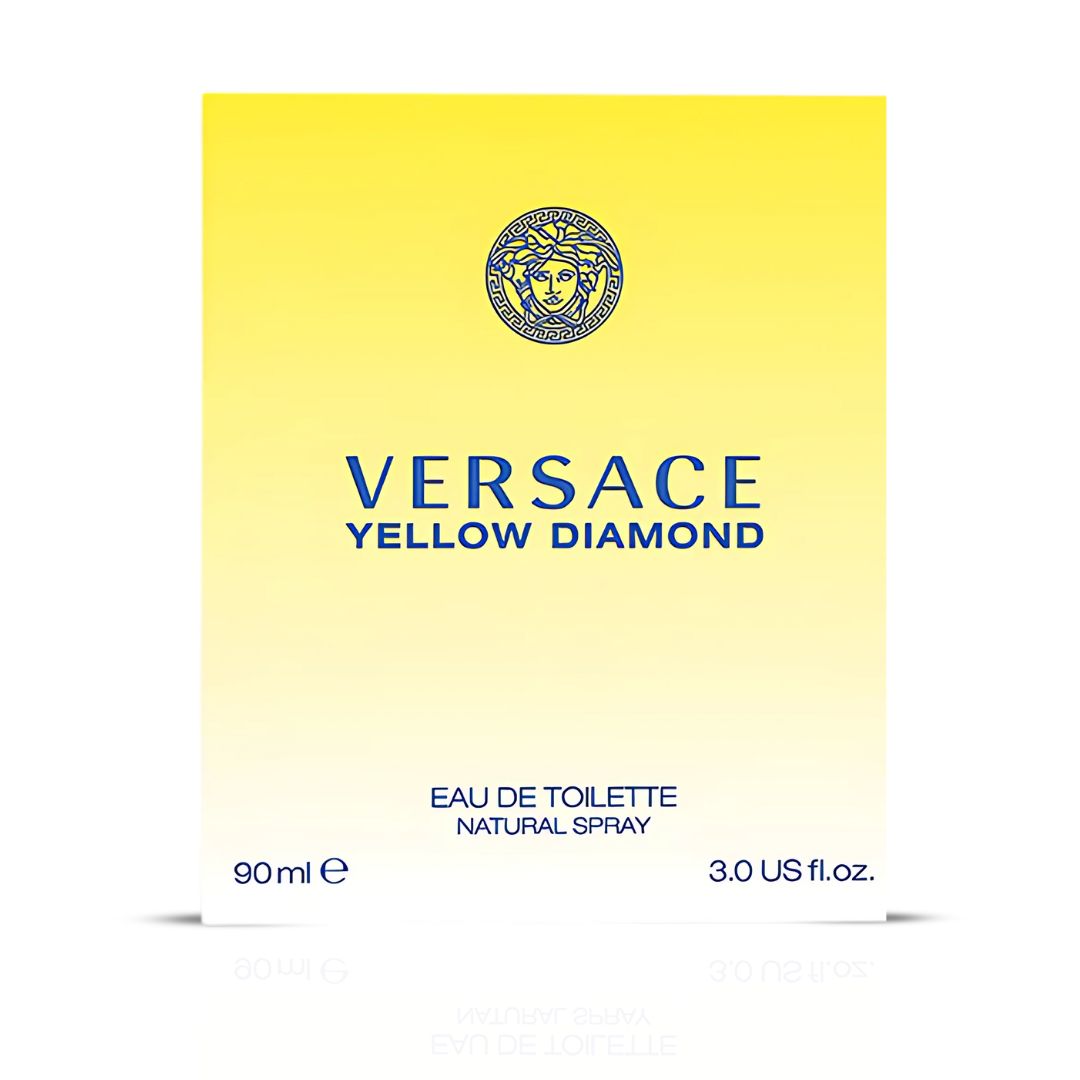 Yellow Diamond Eau De Toilette Spray 90ML (3.04 OZ) by Versace | Versace Brilliance—Fresh, Feminine & Wrapped in Sunlit Sophistication.