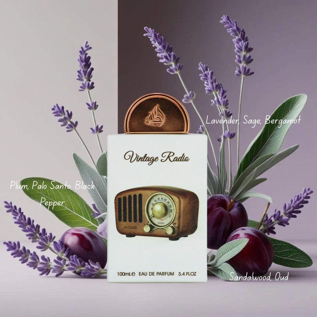 Lattafa Pride Vintage Radio 3-Piece Eau de Parfum Gift Set