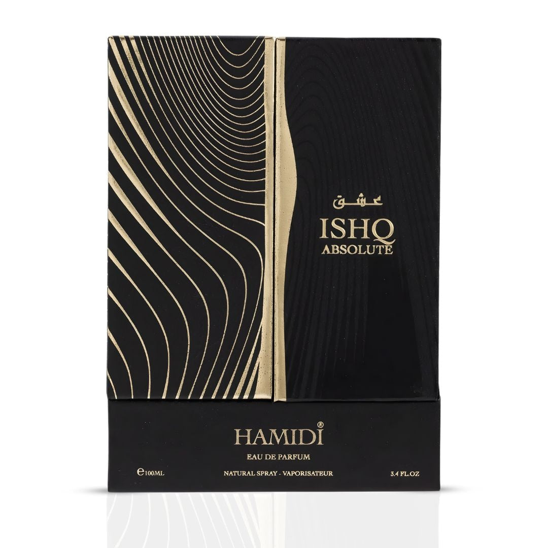 Ishq Absolute Eau de Parfum Spray 100ml (3.4 oz) by Hamidi - Intense Oud