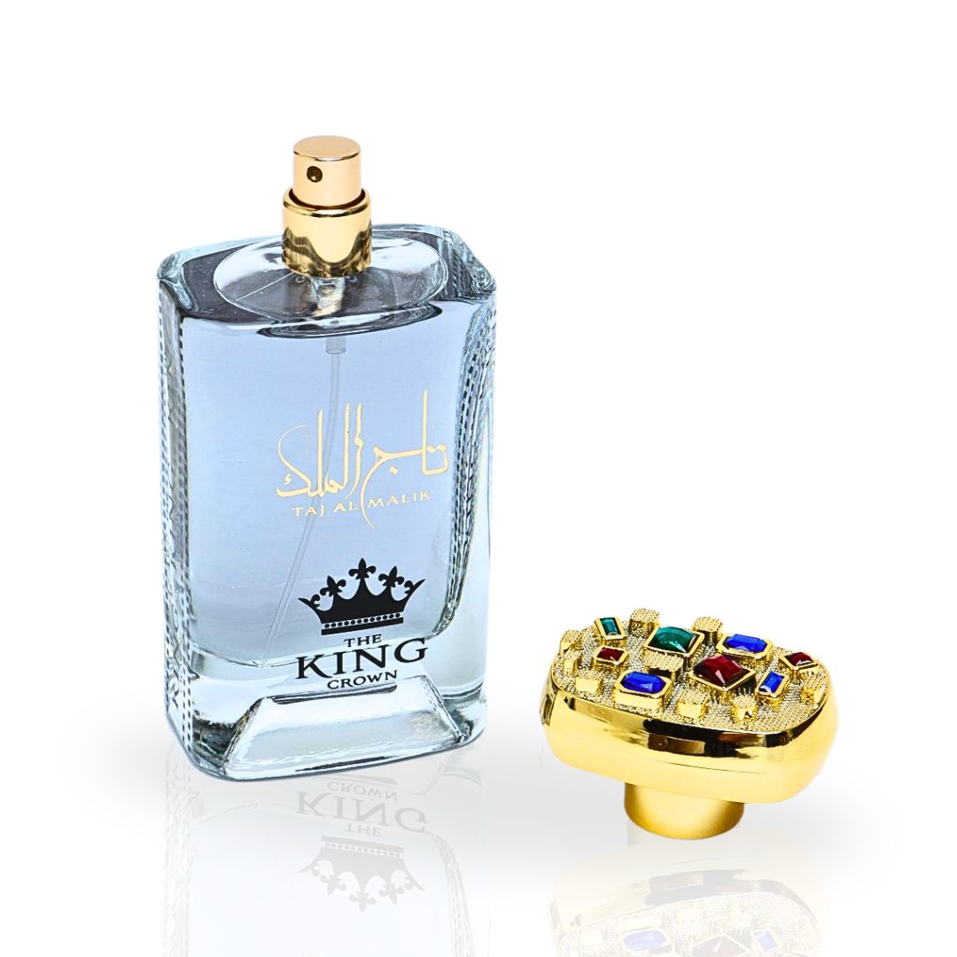 Taj Al Malik EDP Spray 100ML (3.4 OZ) By Ard Al Zaafaran | Experience The Allure Of This Warm Spicy & Floral Fragrance.