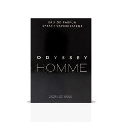 Odyssey Homme Black EDP Spray 60ML (2.02 OZ) by Armaf | A Luxurious, Creamy Blend Of Vanilla, Spices, And Sensual Florals.