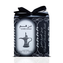 Dirham Eau De Parfum Spray 100ML (3.4 OZ) With Deodorant 50ML By Ard Al Zaafaran | Long Lasting Unisex Scent, Exquisite Aroma.