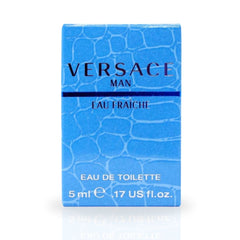 Versace Man Eau Fraiche Cologne EDT 5ML (0.17 OZ) by Versace | Long Lasting & Luxurious, Fragrance Miniatures.