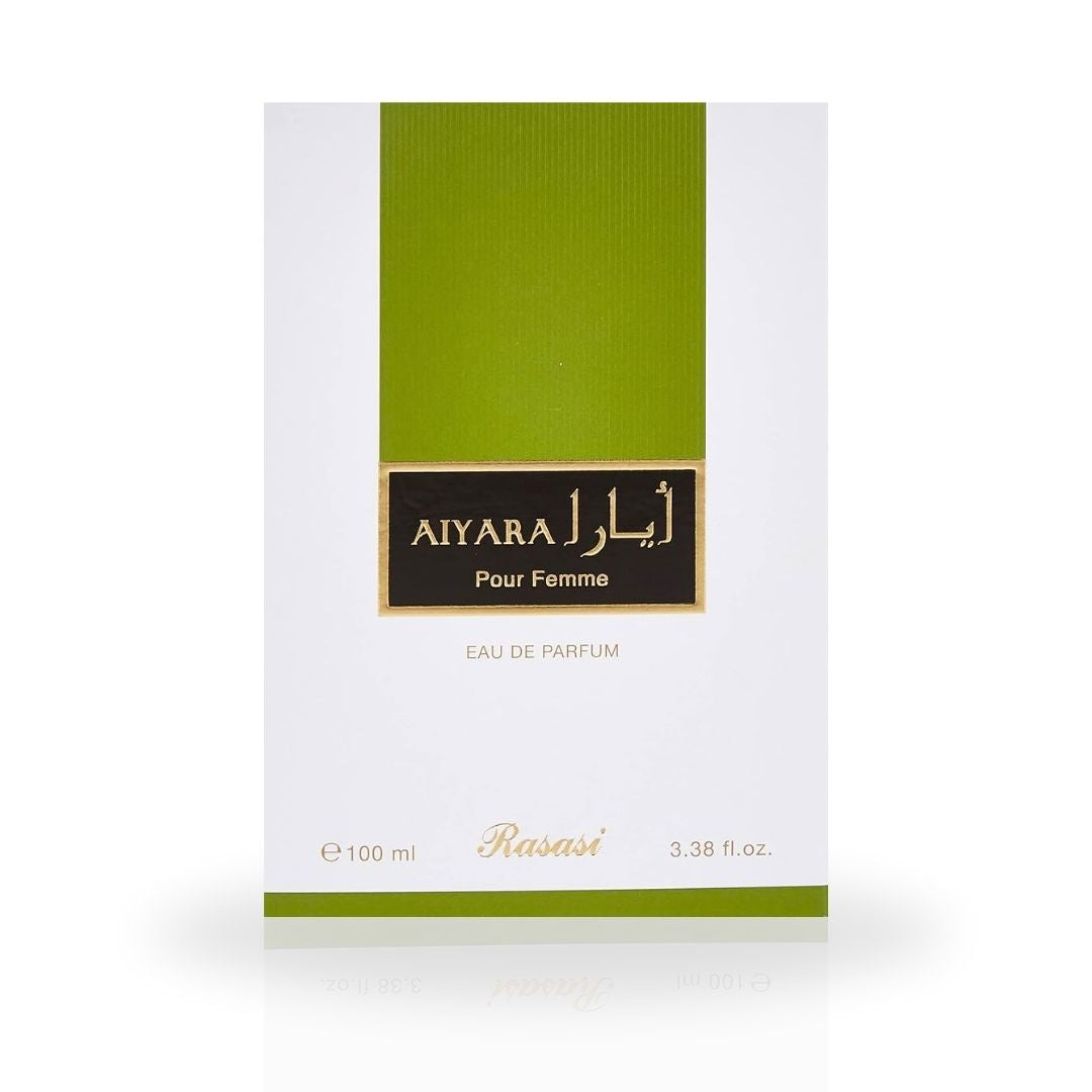 Aiyara Pour Femme EDP Spray 100ML (3.38 OZ) by Rasasi | Long Lasting, Refreshing, Floral, Luxurious Feminine Scent.