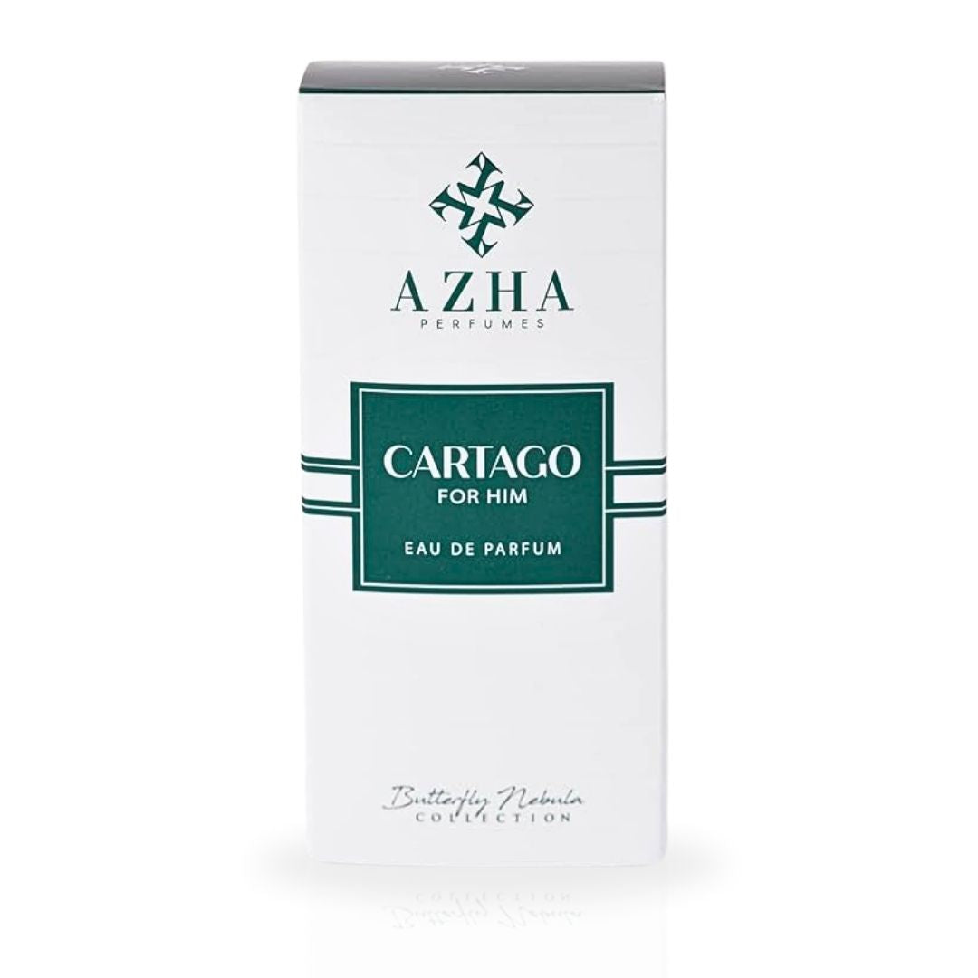 Cartago For Him EDP Spray 100ML (3.3 OZ) by Azha | Experience the Exotic Essence of This Enchanting Fragrance.