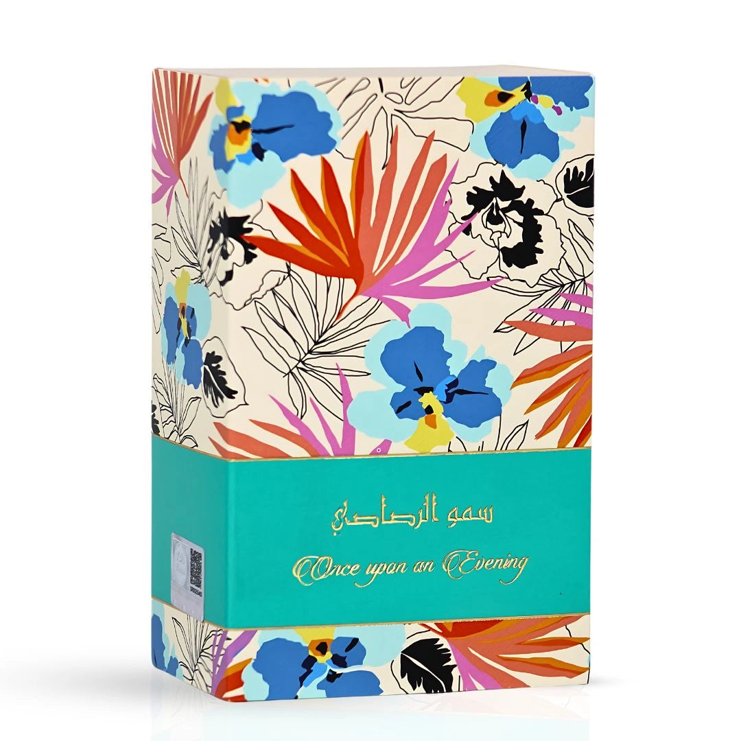 Somow Al Rasasi Once Upon an Evening Eau de Parfum Spray 100ml (3.4 oz) by Rasasi | A Dreamy Trail of Vanilla and Blossoms