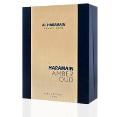 Amber Oud Bleu Edition EDP Spray 100ML (3.33 OZ) By Al Haramain | Long Lasting, Refreshing, Luxurious Blend Of Aromatic Fragrances.