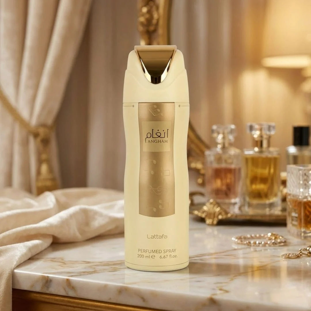 Angham Deodorant Spray 200ml (6.8 oz) by Lattafa
