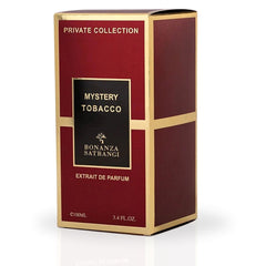 Mystery Tobaco EDP Spray 100ML (3.4 OZ) by Bonanza Satrangi | Long Lasting, Bold, Opulent, Woody, Luxurious Fragrances.