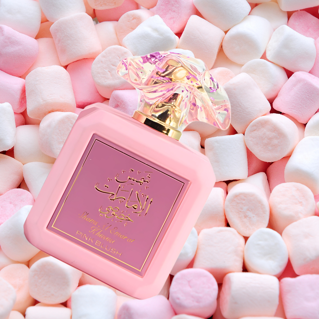 Pink Blush Shams Al Emarat Khususi Eau De Parfum Spray 100ML (3.4 OZ) by Ard Al Zaafaran | A Sweet, Elegant Fragrance for Every Occasion.