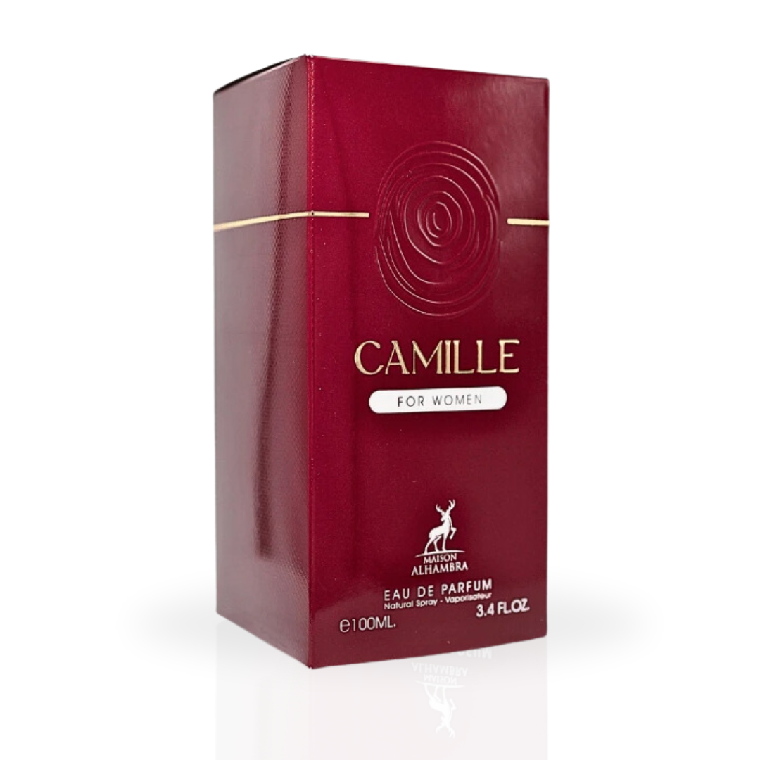 Camille For Women Eau de Parfum Spray 100ML (3.4 OZ) By Maison Alhambra | Enhance Charm With This Floral Fragrance.