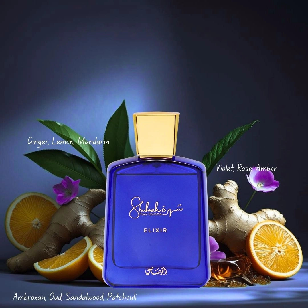 Shuhrah Elixir Pour Homme Eau de Parfum Spray 90ml (3.0 oz) by Rasasi