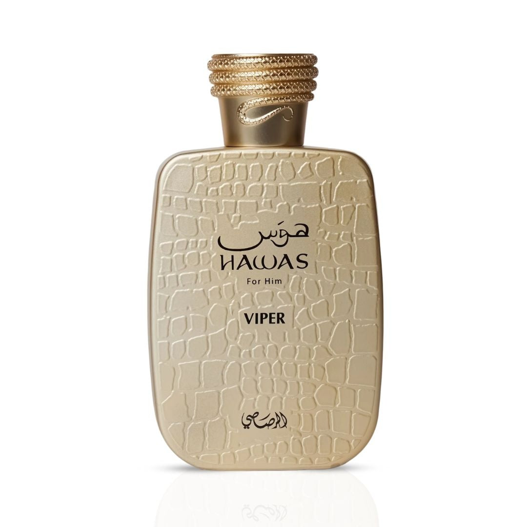 Hawas Viper Eau de Parfum Spray 100ml (3.4 oz) by Rasasi - Intense Oud