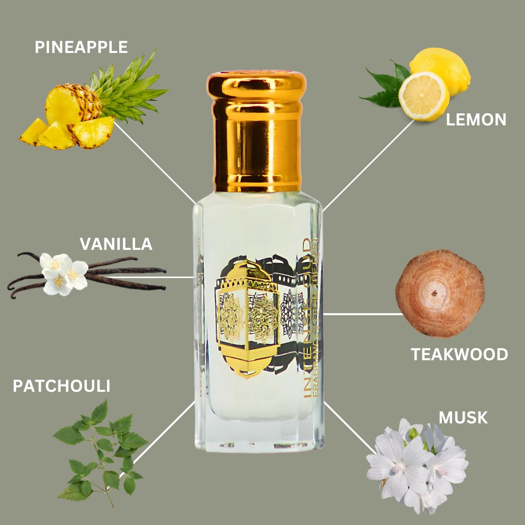 Al Bahar Perfume Oil 12ML (0.40 OZ) With Black Gift Box By Intense Oud | Tropical Citrus, Warm Vanilla & Woody Musk.