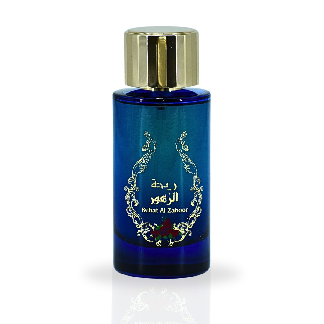 Rehat Al Zahoor EDP Spray 100ML (3.4 OZ) By RISALA | A Long Lasting Blend Of Intensely Sensual Aroma.