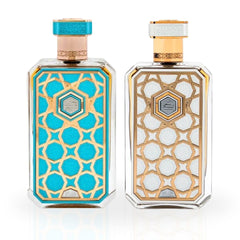 Arabian Prive Collection Saada & Nagham - EDP Sprays 70ML (2.36 OZ) by Rasasi | Long Lasting & Luxurious Fragrances. (DELUXE BUNDLES)