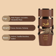 Asad Bourbon EDP Spray 100ML (3.4 OZ) By Lattafa