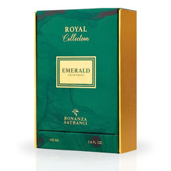 Emerald EDP Spray 100ML (3.4 OZ) by Bonanza Satrangi | Long Lasting, Exotic, Floral, Musky, Luxurious Fragrance.