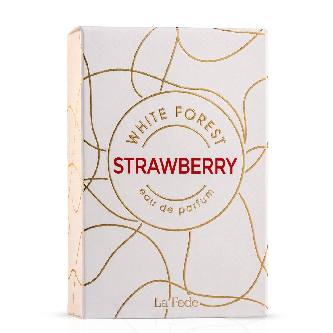 La Fede White Forest Strawberry Eau de Parfum Spray 100ml (3.4 oz) by Khadlaj