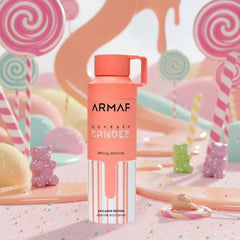 Odyssey Candee deodorant spray by Armaf, 200ml, featuring a sleek bottle design and fresh scent, designed for daily use.