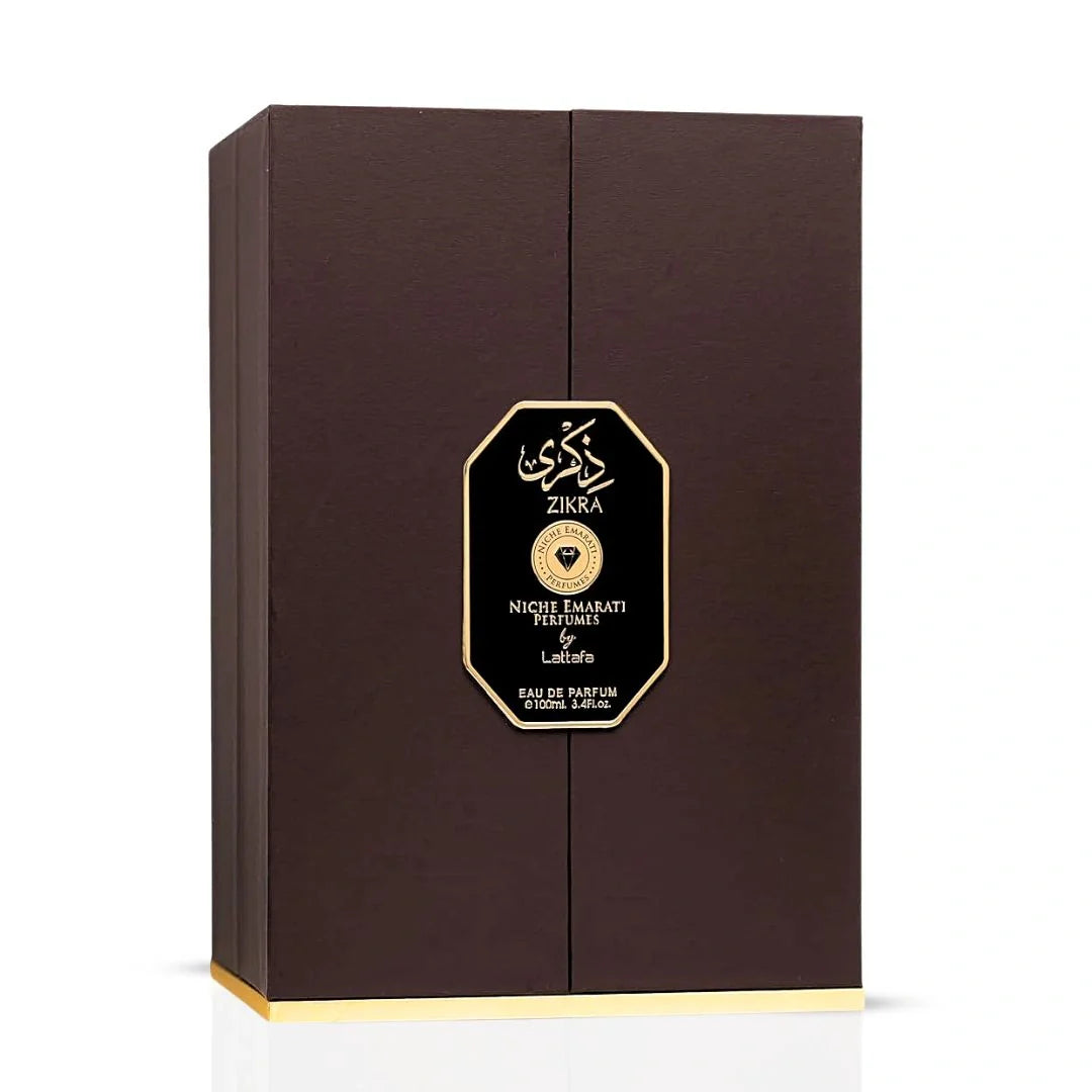 Niche Emarati Zikra Eau de Parfum Spray 100ml (3.4 oz) by Lattafa
