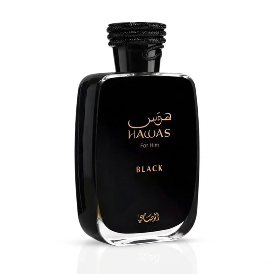 Hawas Black Eau de Parfum Spray 100ml (3.4 oz) by Rasasi